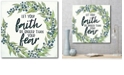 Courtside Market Faith Gallery-Wrapped Canvas Wall Art - 20" x 20"